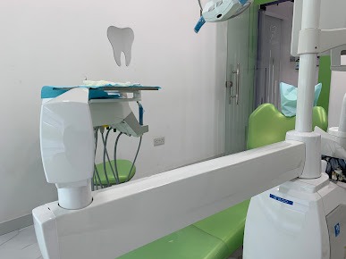 Dental imaging equipment close-up